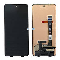 Дисплейний модуль (екран) для Motorola G72 (XT2255-1) Чорний (PRC)