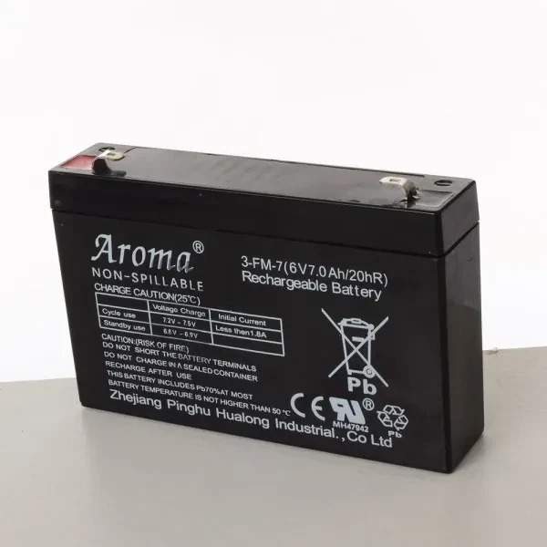 Акумулятор для електротранспорту Aroma 6V7Ah-Battery Black