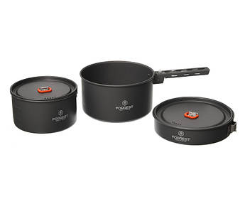 Набір посуду FORREST Camp Set X3 для відпочинку, туризму