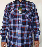 Мужская рубашка теплая на флисе размера 3XL HETAI