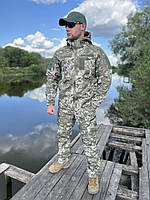 Осенний военный костюм Soft Shell Демисезонный комплект Military оригинал Форма ВСУ Пиксель