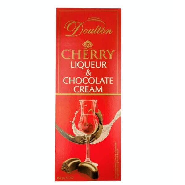 Цукерки Шоколадні зі Смаком Вишневого Лікеру та Шоколадного Крему Doulton Cherry Liqueur 144 г Німеччина
