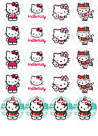 Хелло Кітті 004 друк на вафельному папері