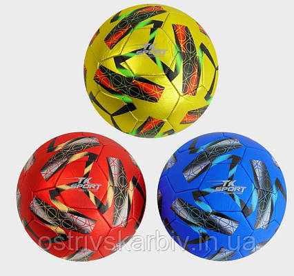 М'яч футбольний C 50159, матеріал PU, вага 330-350 грамів, гумовий балон