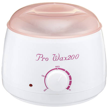 Воскоплав баночний для депіляції Pro-Wax 200 MINI на 100 Вт, 150 мл білий, фото 1