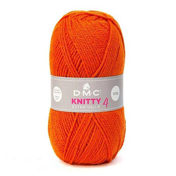 DMC Knitty 4 50 гр, колір Помаранчевий 647