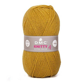 DMC Knitty 4 50 гр, колір Гірчичний 666