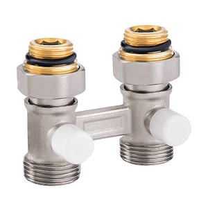 Вузол нижнього під'єднання радіатора прямий KOER 3/4 "x1/2" KOER KR.1133 (комплект)