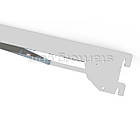 Дуга L6-8315, кв.15х30мм, L600мм (0.8мм), біла. Фурнітура для торгових стелажів та стійок вішалок для одягу, фото 7