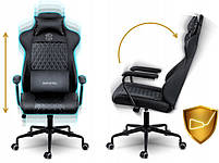 Елегантне офісне крісло на колесах з подушкою Werona "Sofotel", комфорт і гарний дизайн, фото 8