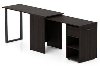 Стіл-трансформер Hobana-Jambo (Венге) 1 шухляда ТМ Knap Knap, фото 2