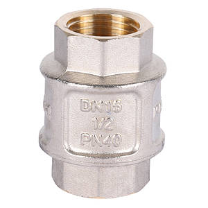 Клапан зворотний KOER (нікельований) 1/2"