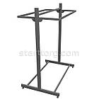 Дуга L12-8315, кв.15х30мм, L 1200мм (0.8мм), чорна. Аксесуари, фурнітура для торгових стелажів під стійки-опори та рейки, фото 4