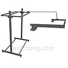 Дуга L12-8315, кв.15х30мм, L 1200мм (0.8мм), чорна. Аксесуари, фурнітура для торгових стелажів під стійки-опори та рейки, фото 3