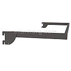 Дуга L12-8315, кв.15х30мм, L 1200мм (0.8мм), чорна. Аксесуари, фурнітура для торгових стелажів під стійки-опори та рейки, фото 2