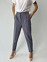 Женские укороченный брюки со стрелками из костюмной ткани