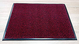 Килим вологопоглинаючий ворсовий Париж червоний