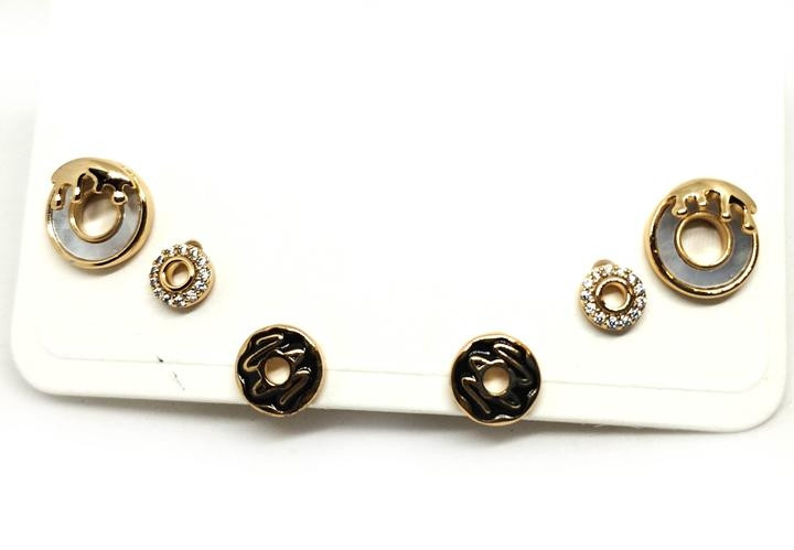 Сережки жіночі набір 6 шт XuPing, фото 1