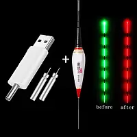 LED поплавок на 9 светодиодов. Рыболовный поплавок + зарядка