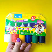 Набір пальчикових фарб, 6 кольорів
