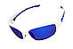 Захисні окуляри з поляризацією BluWater Seaside White Polarized (G-Tech™ blue), дзеркальні сині, фото 5