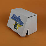 Коробка подарункова на День захисника 250*170*110 Патріотична Коробка "Карта України", фото 4