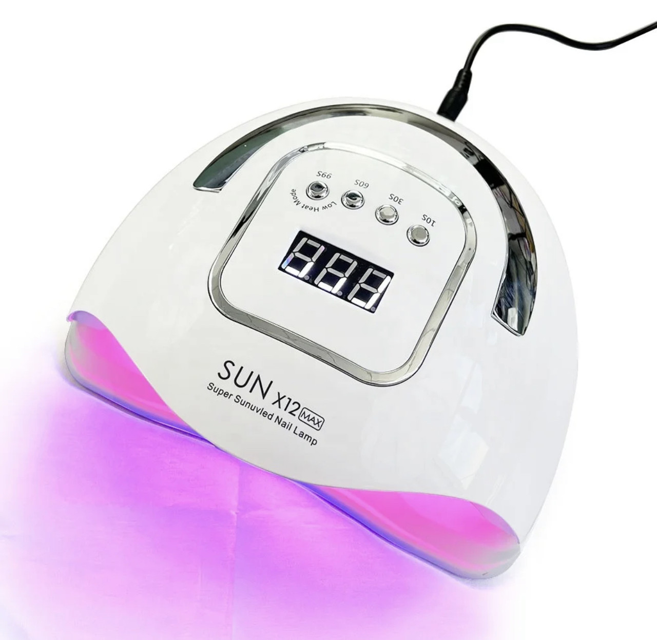 Професійна UV/LED лампа Sun X12 MAX для сушіння гель-лаку, 280Вт.