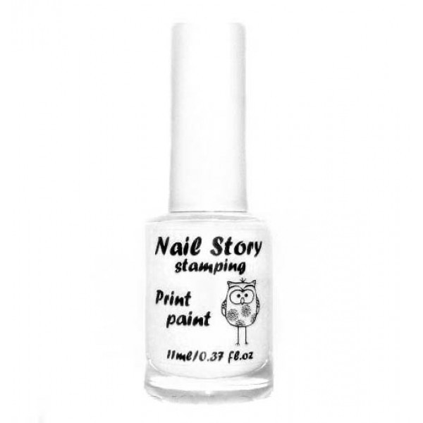 Лак для стемпінгу Nail Story 11 мл Білий