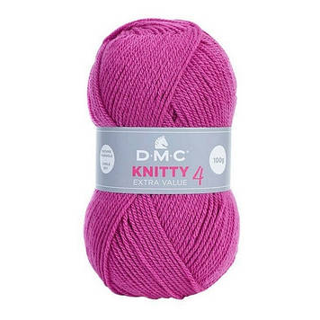 DMC Knitty 4 50 гр, колір Пурпурний 689
