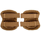 Наколінники та налокітники тактичні з ударостійкого пластику ZK-16-4 камуфляж Multicam, фото 2