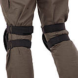 Наколінники та налокітники тактичні з ударостійкого пластику TY-5704-1 чорний, фото 4