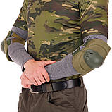 Наколінники та налокітники тактичні з ударостійкого пластику TY-5704-3 олива, фото 5