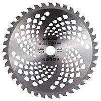 Диск для тримера з твердосплавними напайками Ø 255×25.4 мм 40Т SIGMA (5624491)