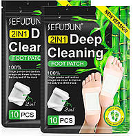 Детокс патчи от токсинов Deep Cleansing Foot Patch 10 шт