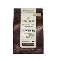 Бельгійський чорний шоколад 80% Barry Callebaut 2,5 кг