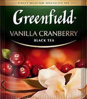 Чай черный Greenfield Vanilla Cranberry (с клюквой и ванилью)100 пак