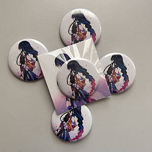 Значок з Райден з Genshin Impact