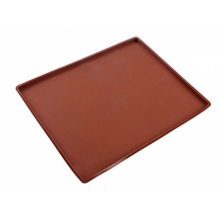 Килимок силіконовий із бортиком 30*25 см (колір в асортименті), фото 1