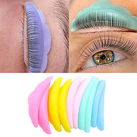 Силіконові бігуді (валики) для завивки, викладення та ламінування вій в уп. 10 шт. (5пар)