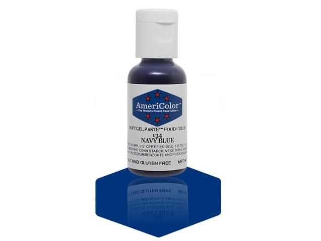 Барвник гелевий Americolor Темно-синій (Navy blue), фото 1