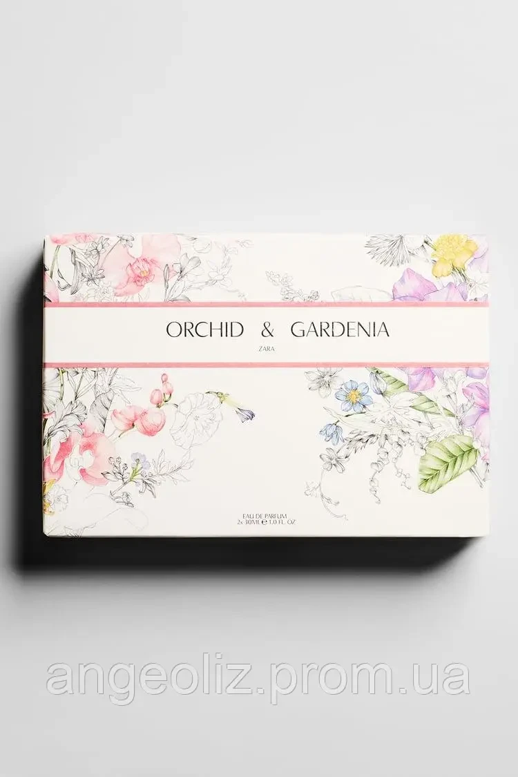 Парфумерний набір для жінок ZARA Gardenia + Orchid 30*30 мл оригінал - фото 1 - id-p1934277478