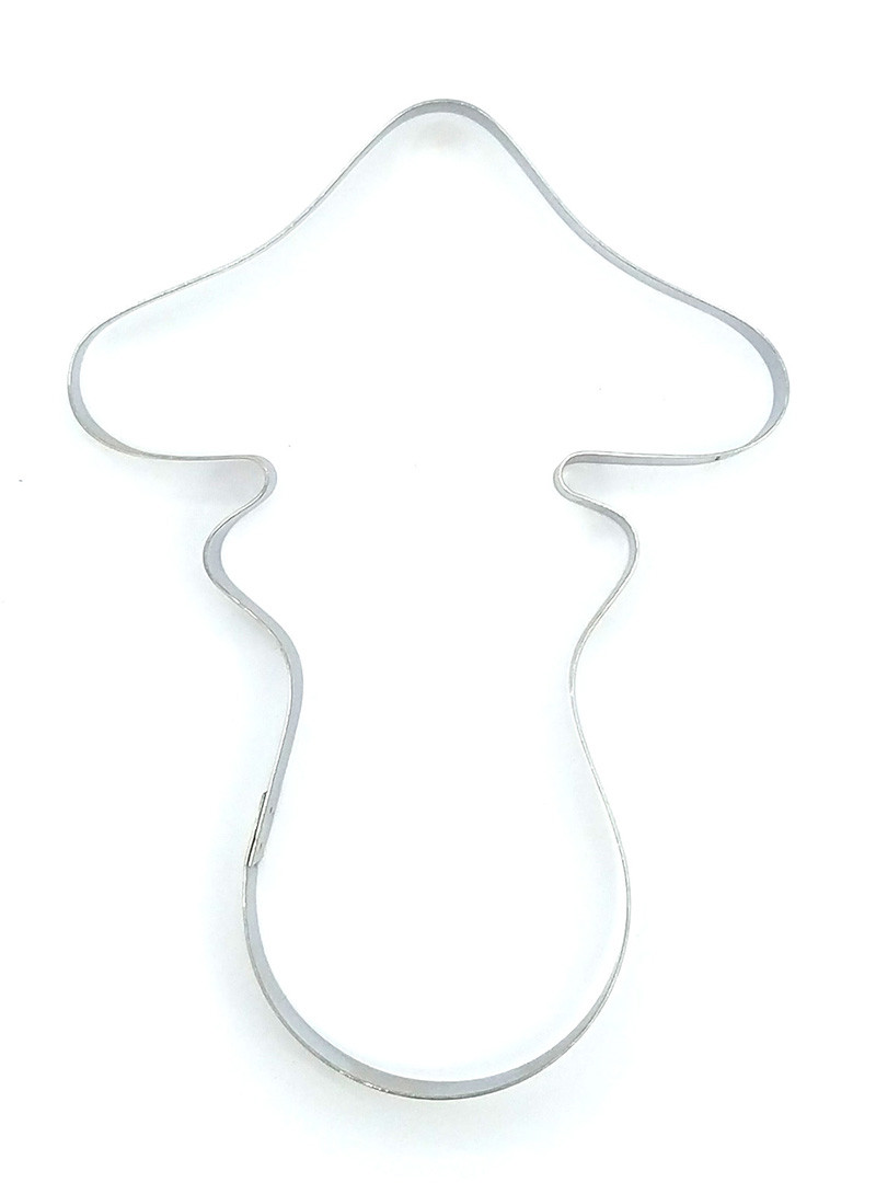 Металева вирубка для пряників "Мухомор" 1 шт., фото 1