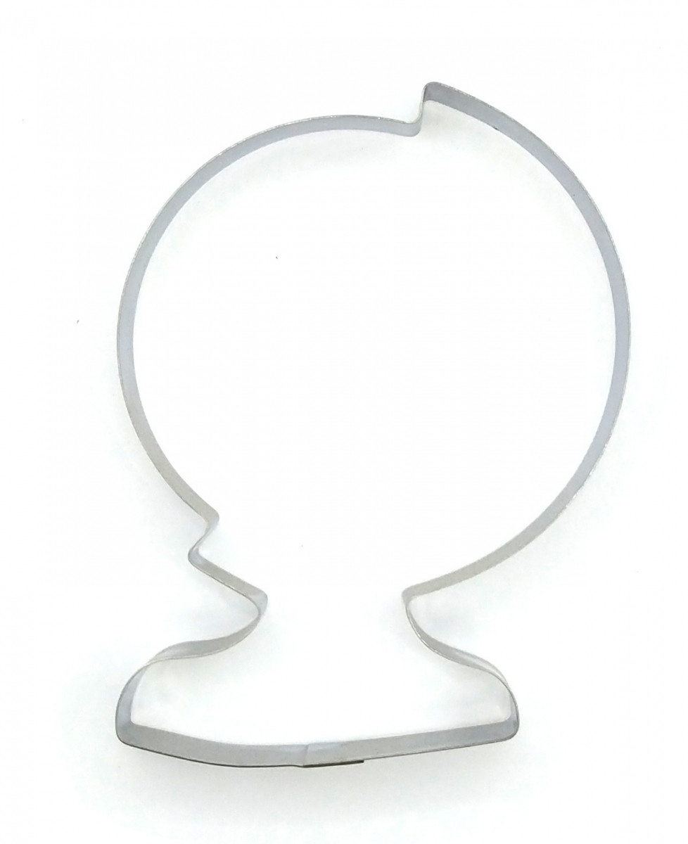 Металева вирубка для пряників і печива "Глобус", фото 1