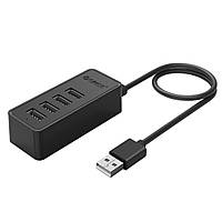 USB-хаб ORICO USB 2.0 4 порти (W5P-U2-030-BK-PRO), Black