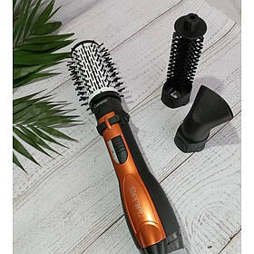 Феш-щітка для волосся з трьома насадками Gemei GM-4828