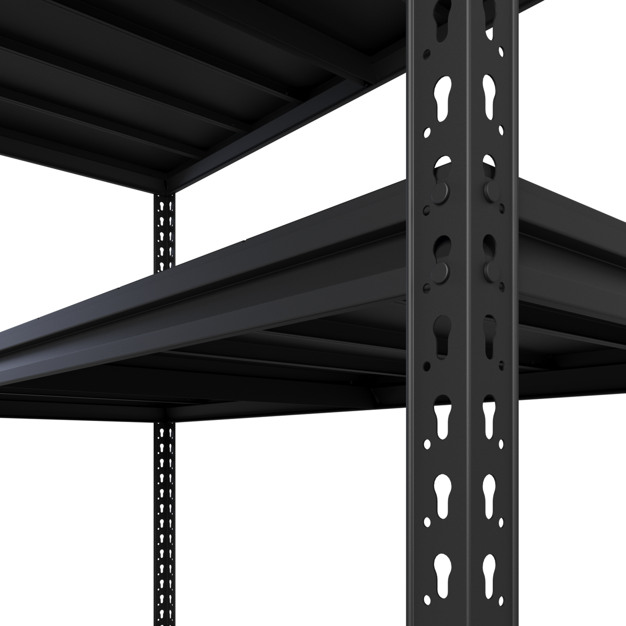 Стелаж для складу, архіву, магазину SECTOR 2000*1148*303 Ral 7024 з полицями металевими 4 шт, фото 1