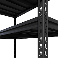 Стелаж для складу, архіву, магазину SECTOR 2000*1148*303 Ral 7024 з полицями металевими 4 шт