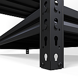 Стелаж для складу, архіву, магазину. SECTOR 2000*1338*303 Ral 7024 з полицями металевими 4 шт, фото 7