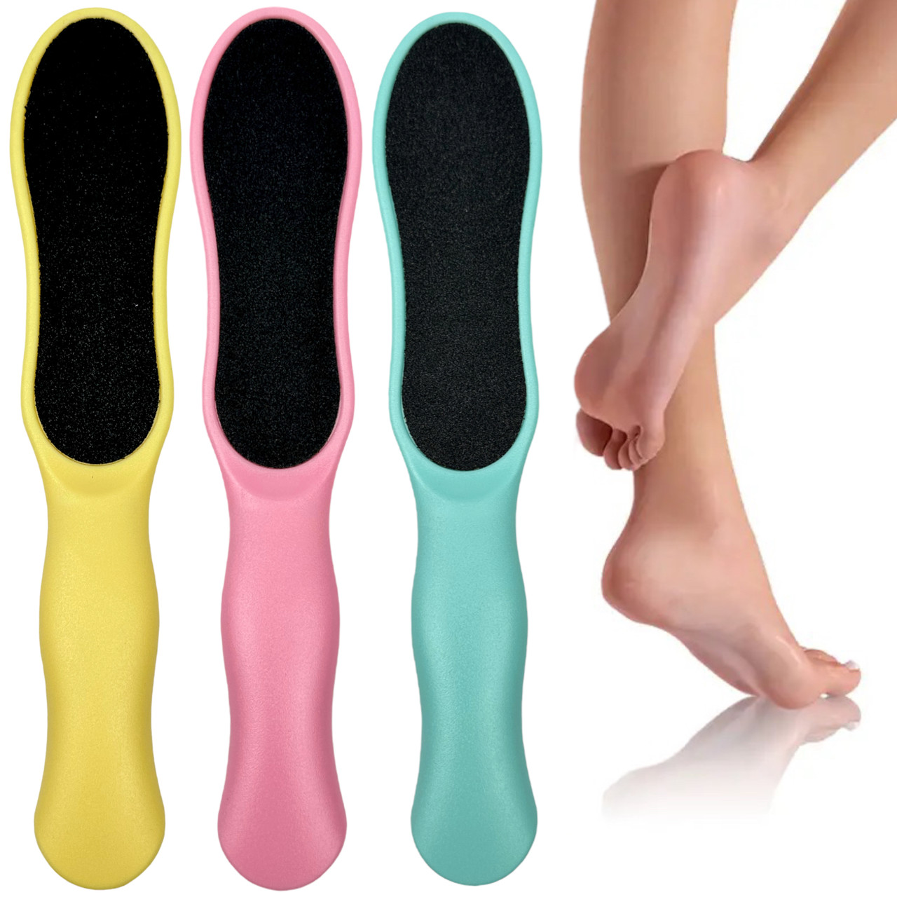 Двостороння терка с напиленням для домашнього педикюру 183, фото 1