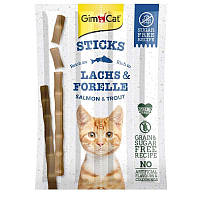 GimСat (ДжимКет) Sticks - лакомство палочки с лососем и форелью для кошек